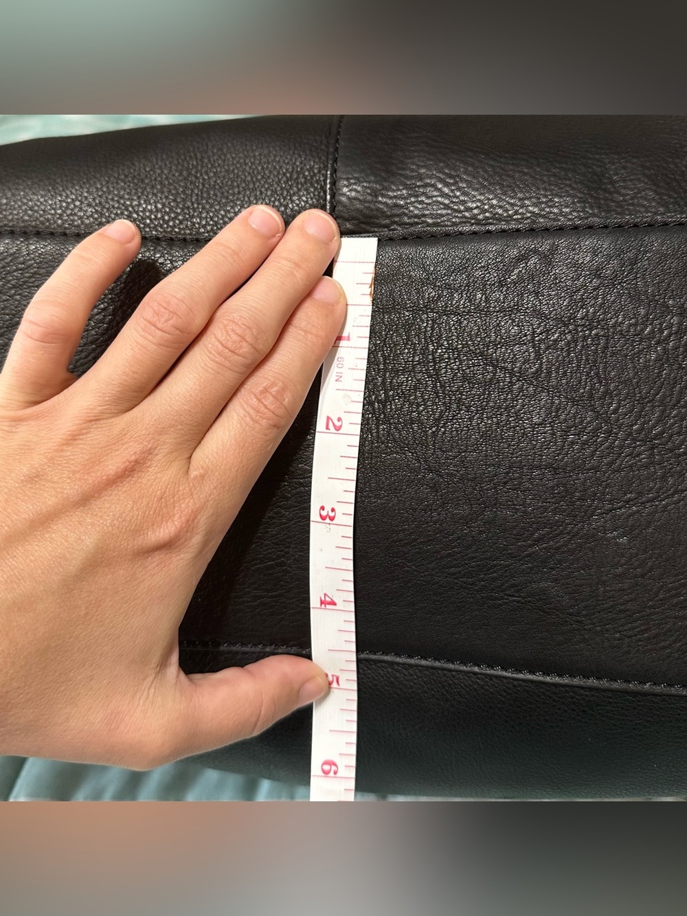 Classic Margot Black Leather Tote Bag - Women - Picture 7 of 8